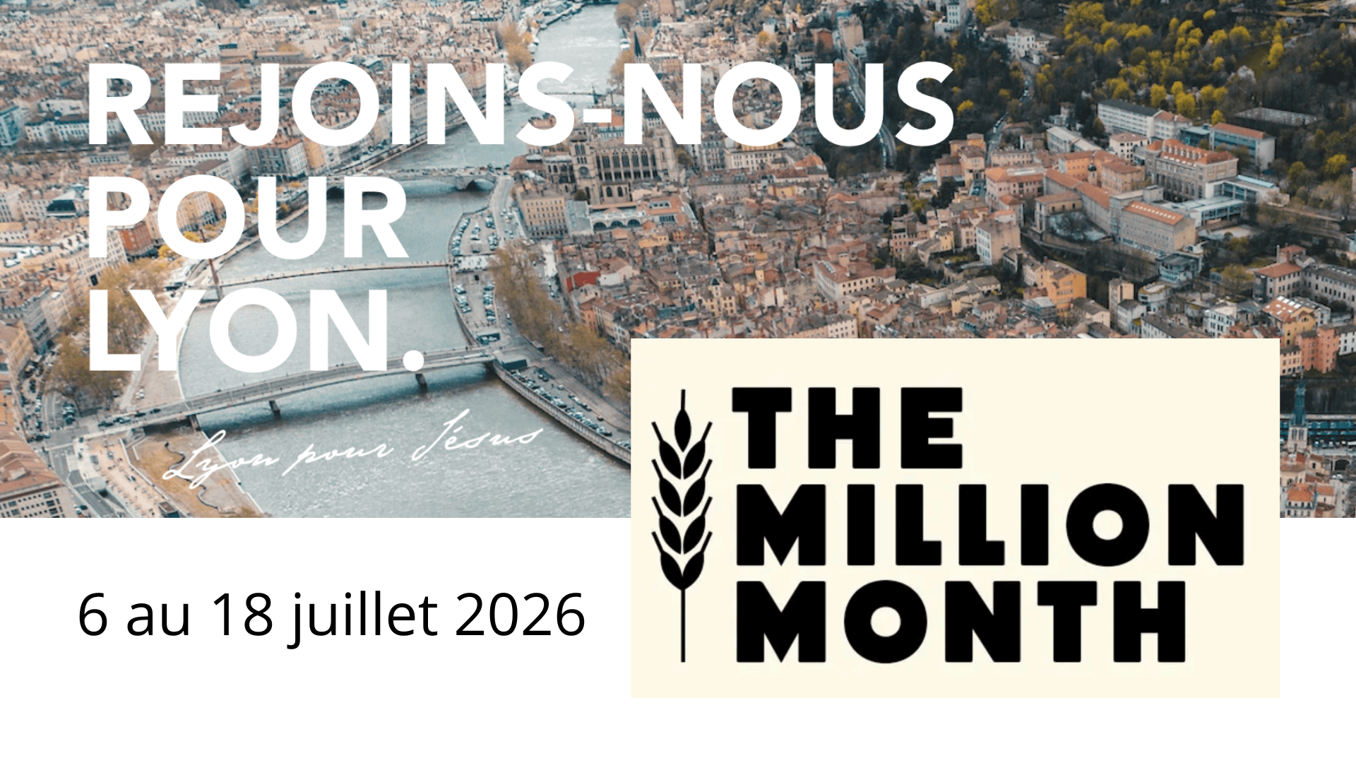 The Million Month Lyon 2026 — Évangélisation de rue